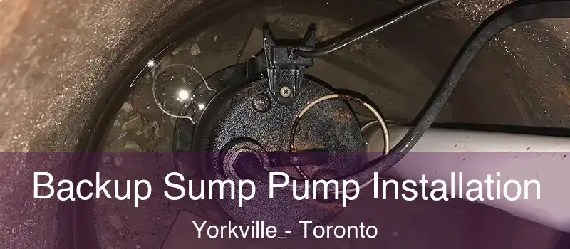  Backup Sump Pump Installation Yorkville - Toronto