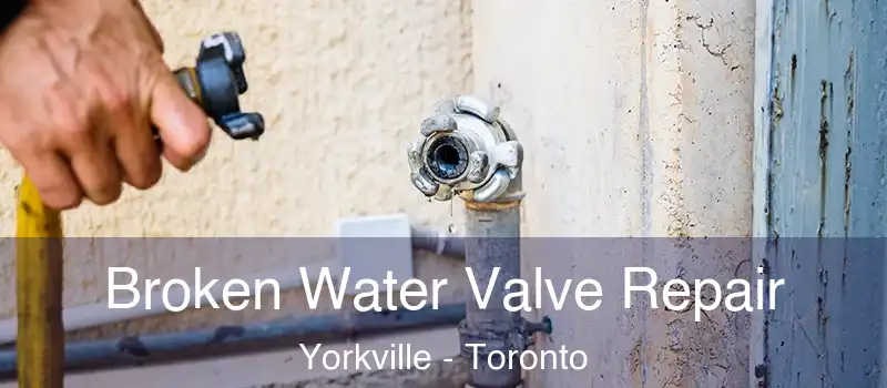  Broken Water Valve Repair Yorkville - Toronto