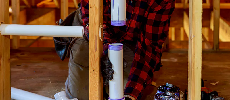 Process of Rough In Plumbing in Yorkville, Toronto