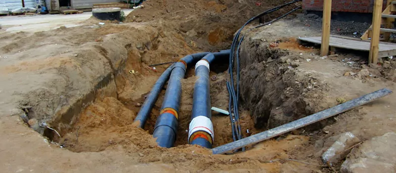 Main Water Line Installation in Yorkville, Toronto