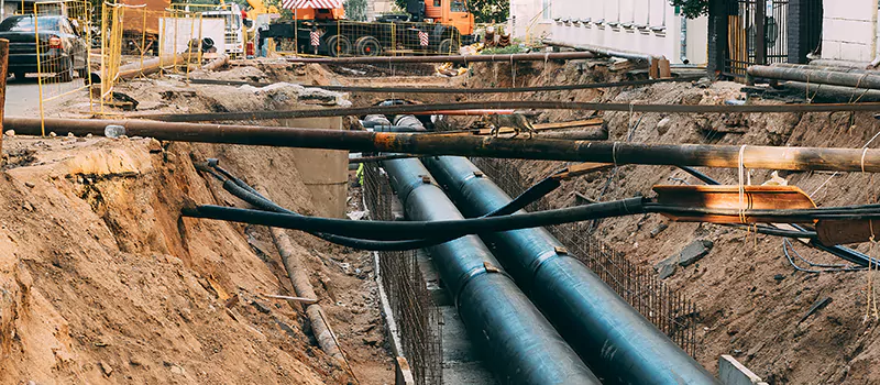 Underground Drainage Pipe Replacement in Yorkville, Toronto