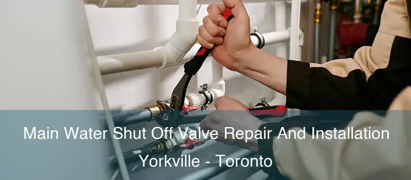  Main Water Shut Off Valve Repair And Installation Yorkville - Toronto