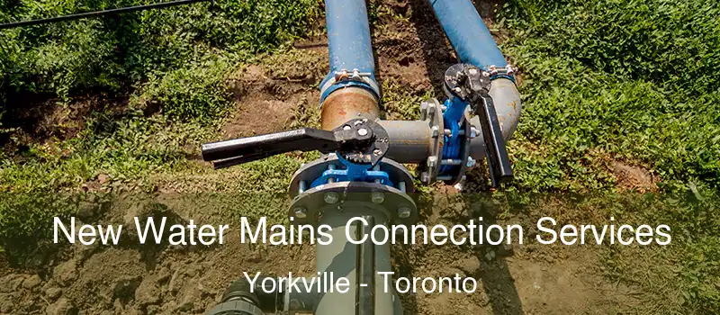  New Water Mains Connection Services Yorkville - Toronto