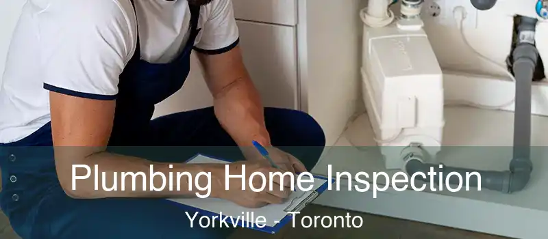  Plumbing Home Inspection Yorkville - Toronto