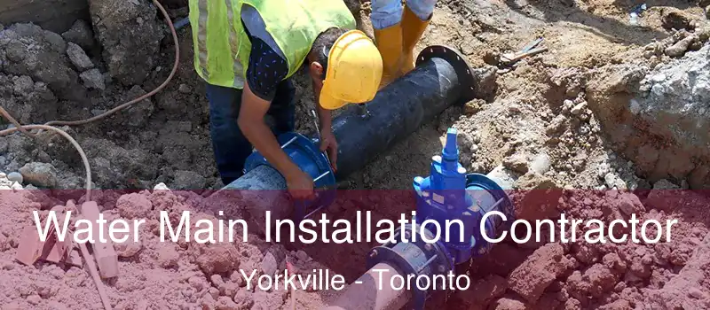 Water Main Installation Contractor Yorkville - Toronto